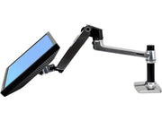 Ergotron Up to 34" LX Desk Mount LCD Monitor Arm Aluminium | 45-241-026 Monitor Arm Desk Mount Ergotron