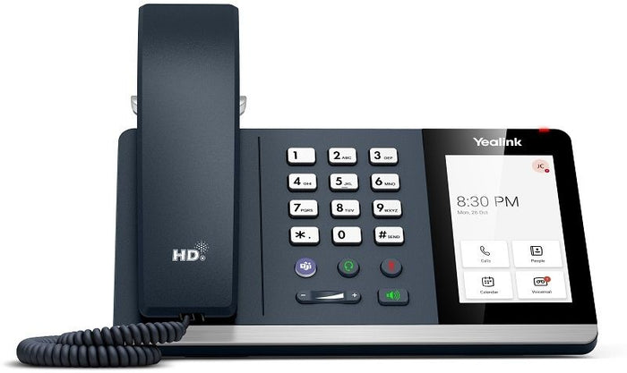 Yealink MP54-Teams - Teams Edition Entry-level, Cost-Effective Android 12.0-Powered Teams Phone For Common Areas, and Workers Of Co-working Spaces Audio Conferencing System Yealink