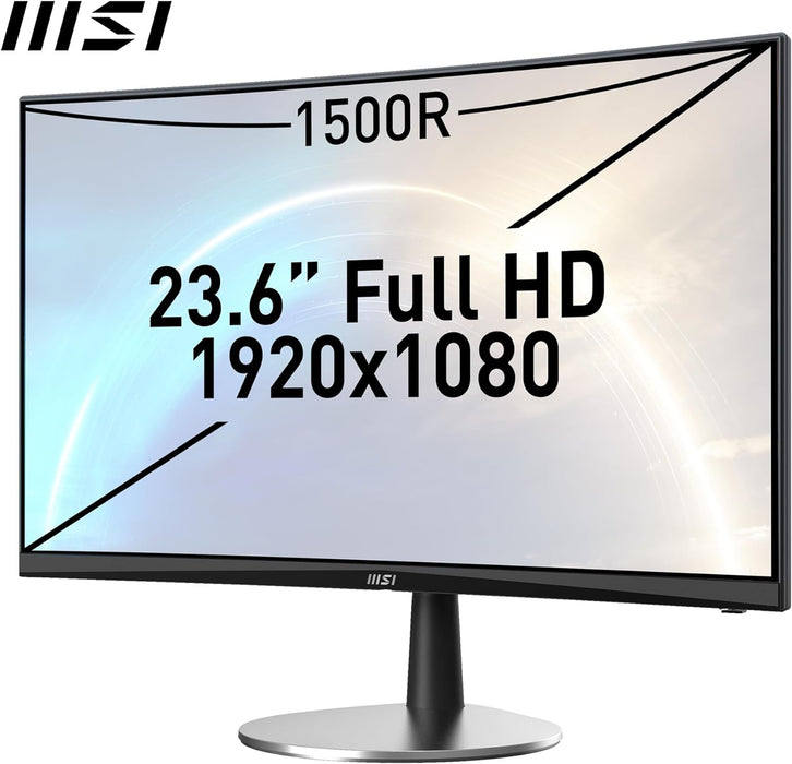 MSI 24" Full HD 100Hz Curved Business & Productivity Monitor | PRO MP2422C