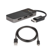 StarTech MST14DP123DP 3-Port DisplayPort 1.4 Splitter | Triple 4K DP MST Hub for Windows Splitter Startech