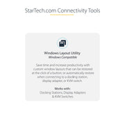 StarTech MST14DP123DP 3-Port DisplayPort 1.4 Splitter | Triple 4K DP MST Hub for Windows Splitter Startech