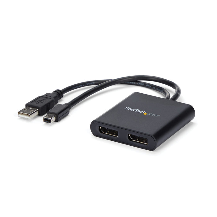 StarTech MSTMDP122DP 2-Port Mini DP MST Hub | Dual 4K Display Splitter Splitter Startech