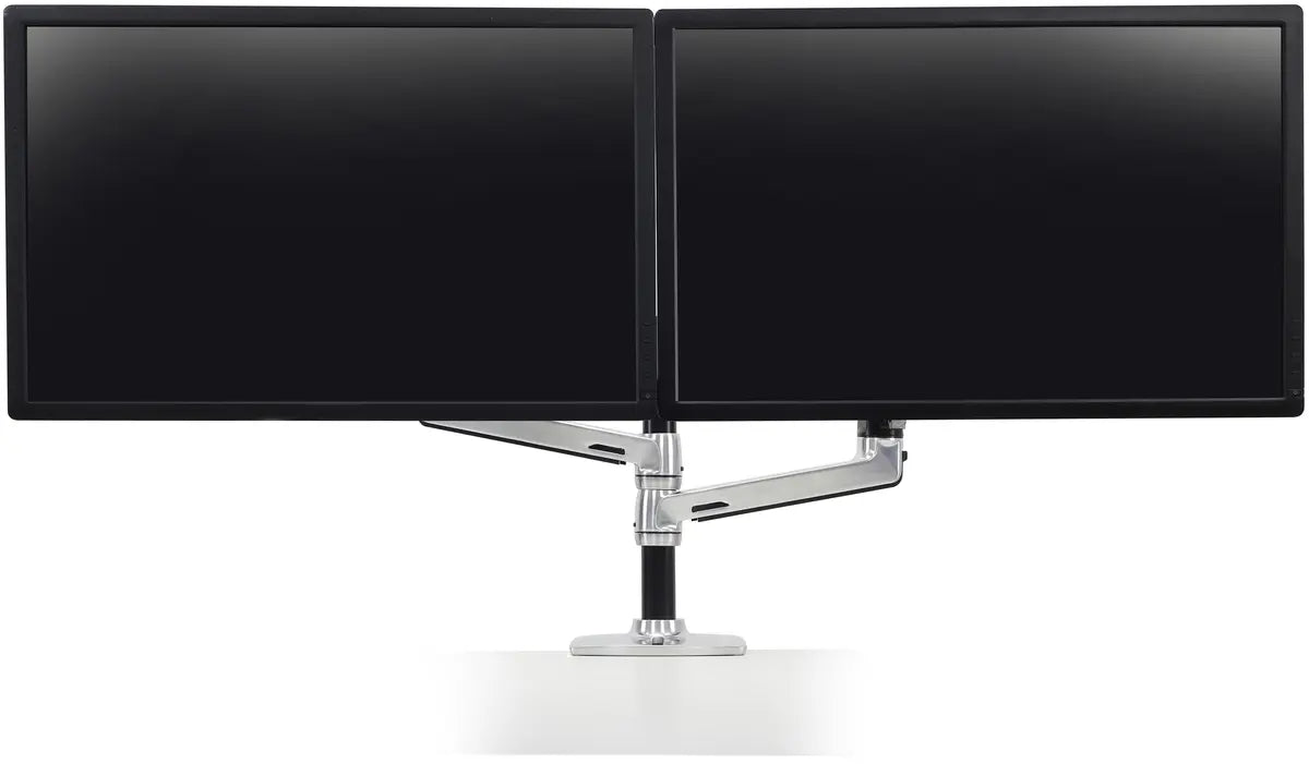 Ergotron 24" LX Dual LCD Stacking Arm Desk Mount | 45-248-026 Monitor Arm Desk Mount Ergotron