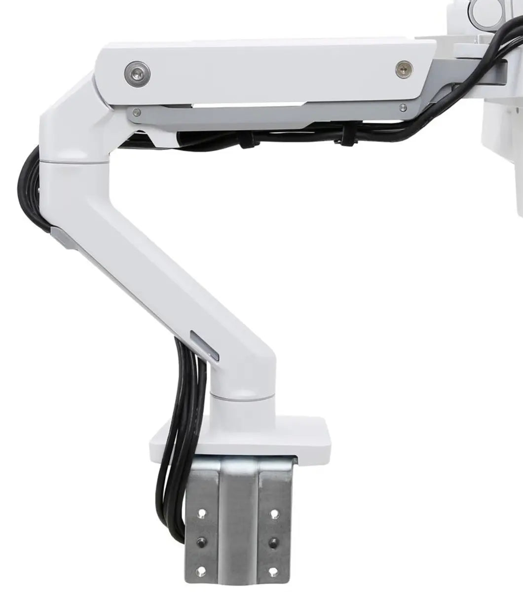 Ergotron Up to 32" HX Dual/Multi LCD Arm Desk Mount White | 45-476-216 Monitor Arm Desk Mount Ergotron