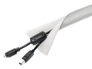 Multibrackets M Universal 50m Cable Sock Roll Velcro 30-45mm - Silver | 7350022732841