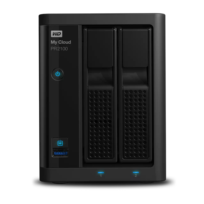 Western Digital My Cloud Pro Series PR2100 NAS Desktop - 4 TB | WDBBCL0040JBK-EESN NAS & Storage Server Western Digital