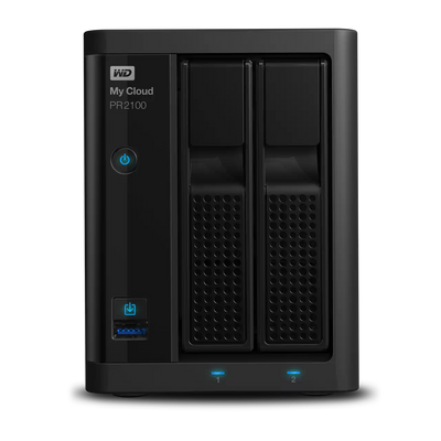 Western Digital My Cloud Pro Series PR2100 NAS Desktop - 4 TB | WDBBCL0040JBK-EESN NAS & Storage Server Western Digital