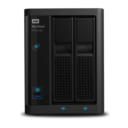 Western Digital My Cloud Pro Series PR2100 NAS Desktop - 4 TB | WDBBCL0040JBK-EESN Western Digital NAS & Storage Servers Western Digital