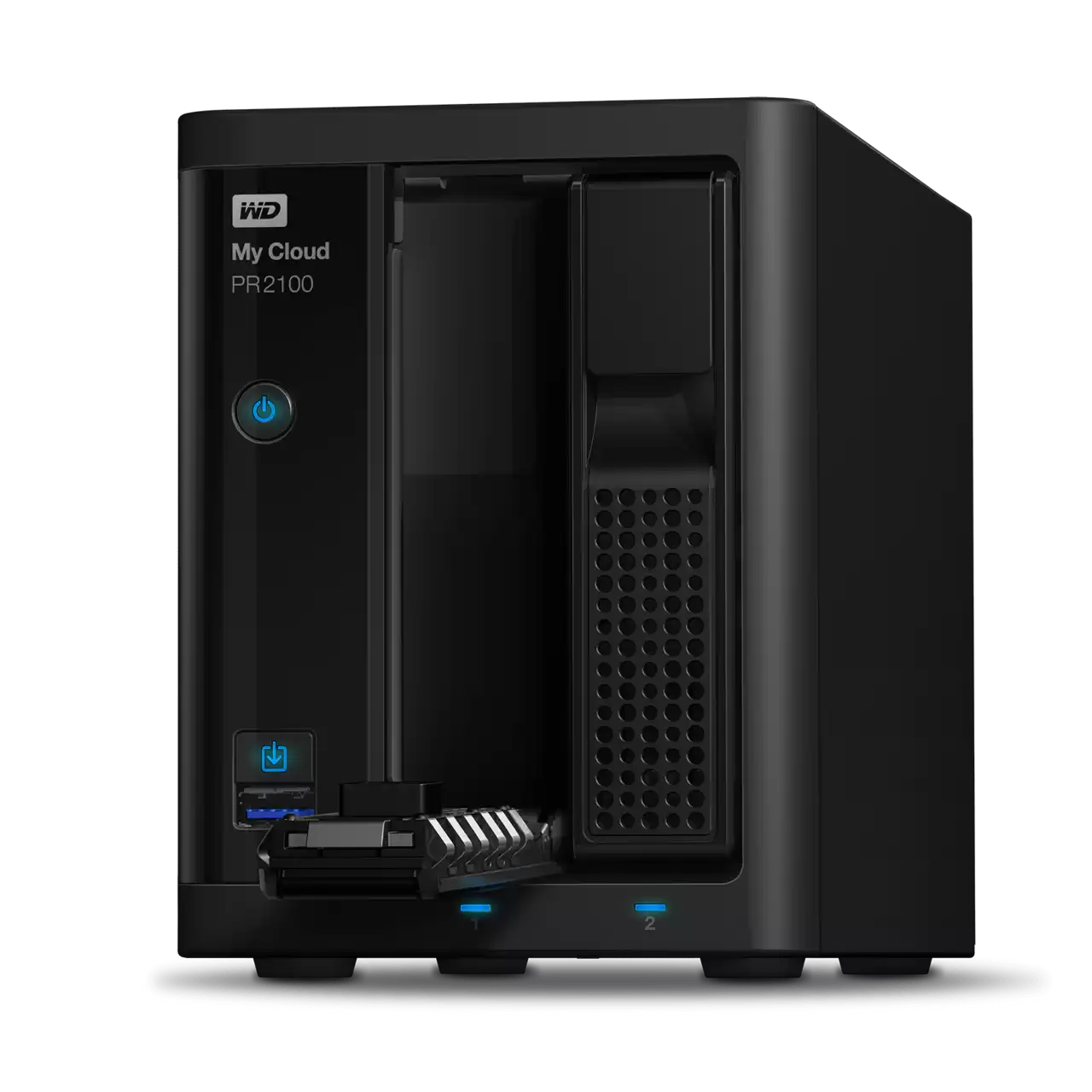 Western Digital My Cloud Pro Series PR2100 NAS Desktop - 4 TB | WDBBCL0040JBK-EESN NAS & Storage Server Western Digital