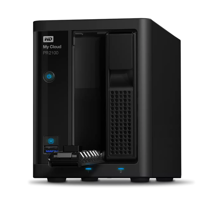 Western Digital My Cloud Pro Series PR2100 NAS Desktop - 4 TB | WDBBCL0040JBK-EESN Western Digital NAS & Storage Servers Western Digital