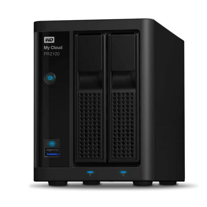 Western Digital My Cloud Pro Series PR2100 NAS Desktop - 4 TB | WDBBCL0040JBK-EESN NAS & Storage Server Western Digital