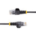 StarTech N6PAT300CMBKS 3m CAT6 Cable - Slim - Snagless RJ45 Connectors - Black