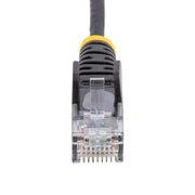 StarTech N6PAT300CMBKS 3m CAT6 Cable - Slim - Snagless RJ45 Connectors - Black LAN / Ethernet Cable Startech