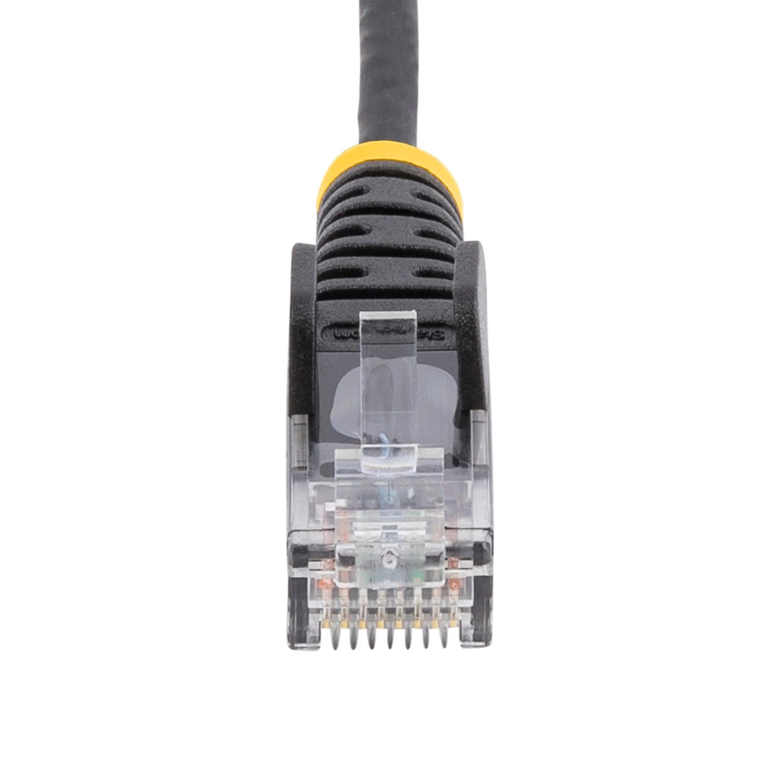 StarTech 0.5m Black CAT6 Cable Slim With Snagless RJ45 Connectors - N6PAT50CMBKS LAN / Ethernet Cable Startech