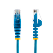 StarTech N6PAT200CMBLS 2m CAT6 Cable - Slim - Snagless RJ45 Connectors - Blue LAN / Ethernet Cable Startech