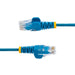 StarTech 1m Blue CAT6 Cable Slim With Snagless RJ45 Connectors - N6PAT100CMBLS