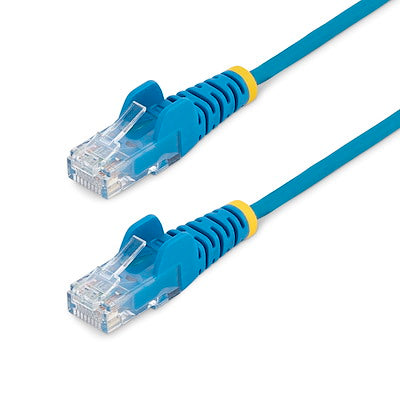StarTech N6PAT200CMBLS 2m CAT6 Cable - Slim - Snagless RJ45 Connectors - Blue LAN / Ethernet Cable Startech