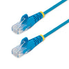 StarTech N6PAT300CMBLS 3m CAT6 Cable - Slim - Snagless RJ45 Connectors - Blue