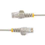StarTech 1m Grey CAT6 Cable Slim With Snagless RJ45 Connectors - N6PAT100CMGRS LAN / Ethernet Cable Startech