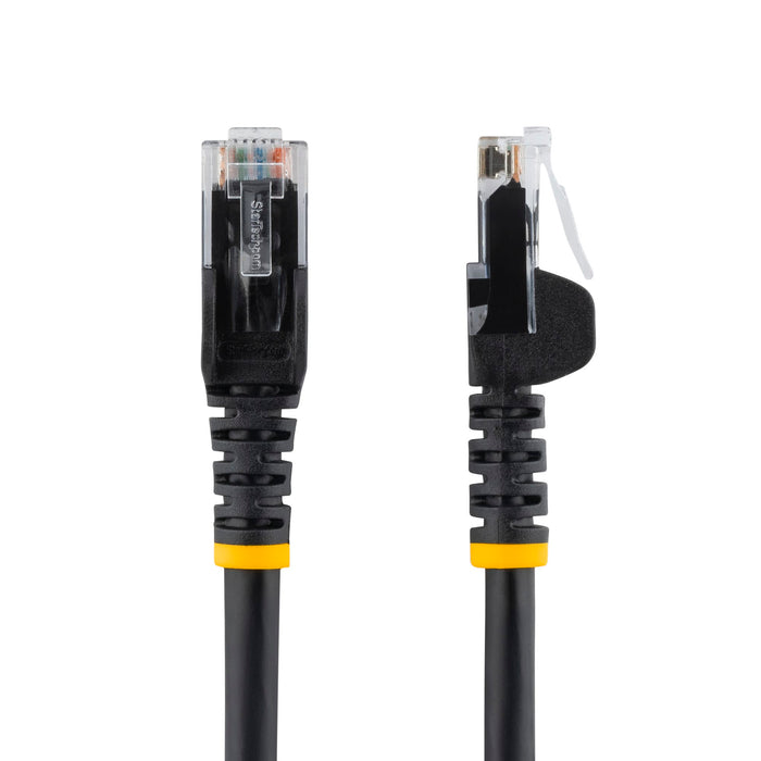 StarTech 45PAT10MBK Cat5e Ethernet Patch Cable with Snagless RJ45 Connectors - 10 m, Black Ethernet Cable Startech