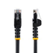 StarTech N6PATC10MBK 10m CAT6 Ethernet Cable - Black CAT 6 Gigabit Ethernet Wire LAN / Ethernet Cable Startech