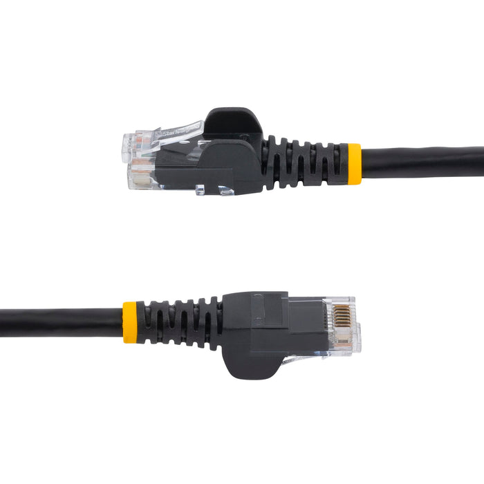 StarTech N6PATC150CMBK 1.5m CAT6 Ethernet Cable - Black CAT 6 Gigabit Ethernet Wire LAN / Ethernet Cable Startech