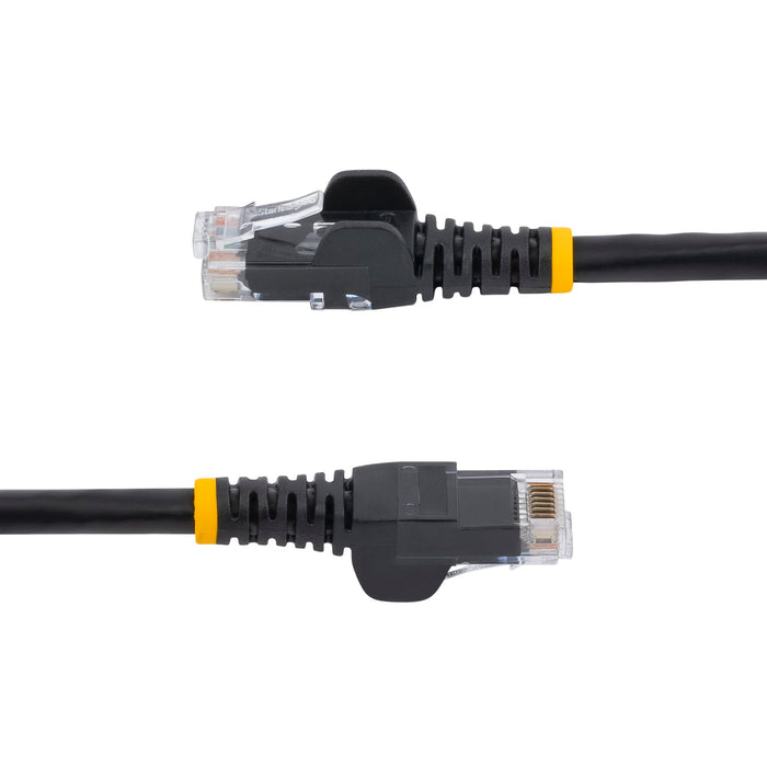 StarTech N6PATC3MBK 3m CAT6 Ethernet Cable - Black CAT 6 Gigabit Ethernet Wire