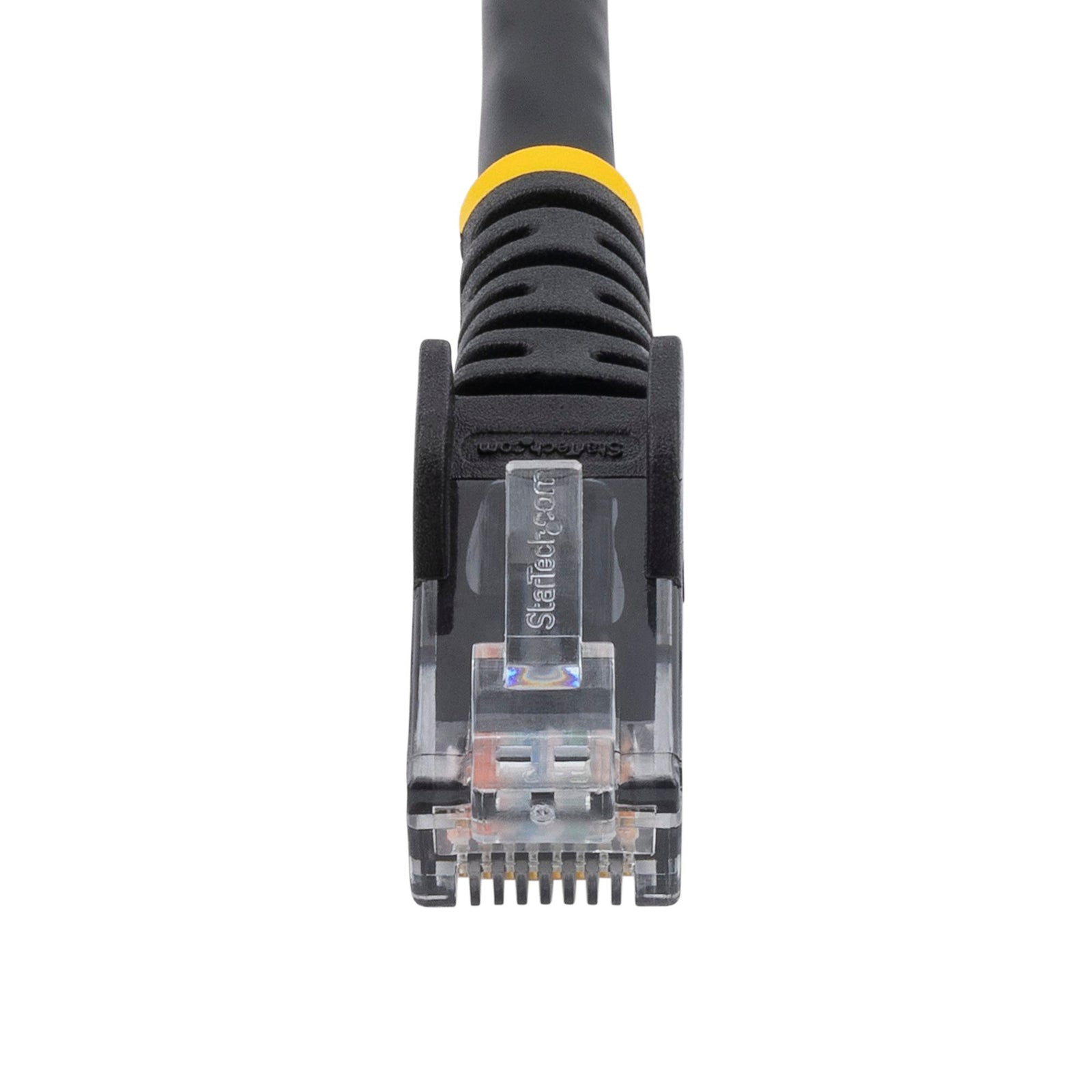 StarTech N6PATC10MBK 10m CAT6 Ethernet Cable - Black CAT 6 Gigabit Ethernet Wire LAN / Ethernet Cable Startech