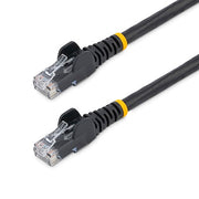 StarTech N6PATC1MBK 1m CAT6 Ethernet Cable - Black LAN / Ethernet Cable Startech