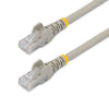 StarTech N6PATC150CMGR 1.5m CAT6 Ethernet Cable - Grey CAT 6 Gigabit Ethernet Wire