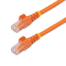 StarTech N6PATC2MOR 2m CAT6 Ethernet Cable - Orange CAT 6 Gigabit Ethernet Wire