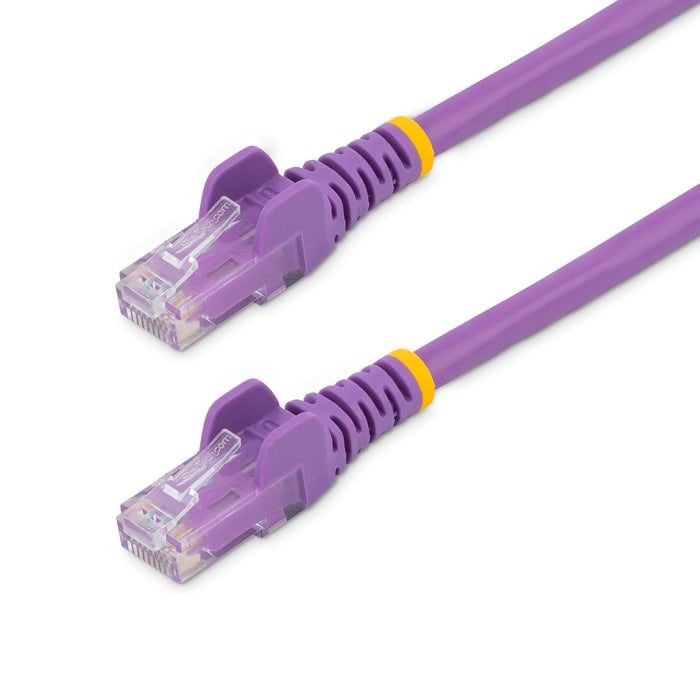 StarTech 15m Purple CAT 6 Gigabit Ethernet Wire - N6PATC15MPL