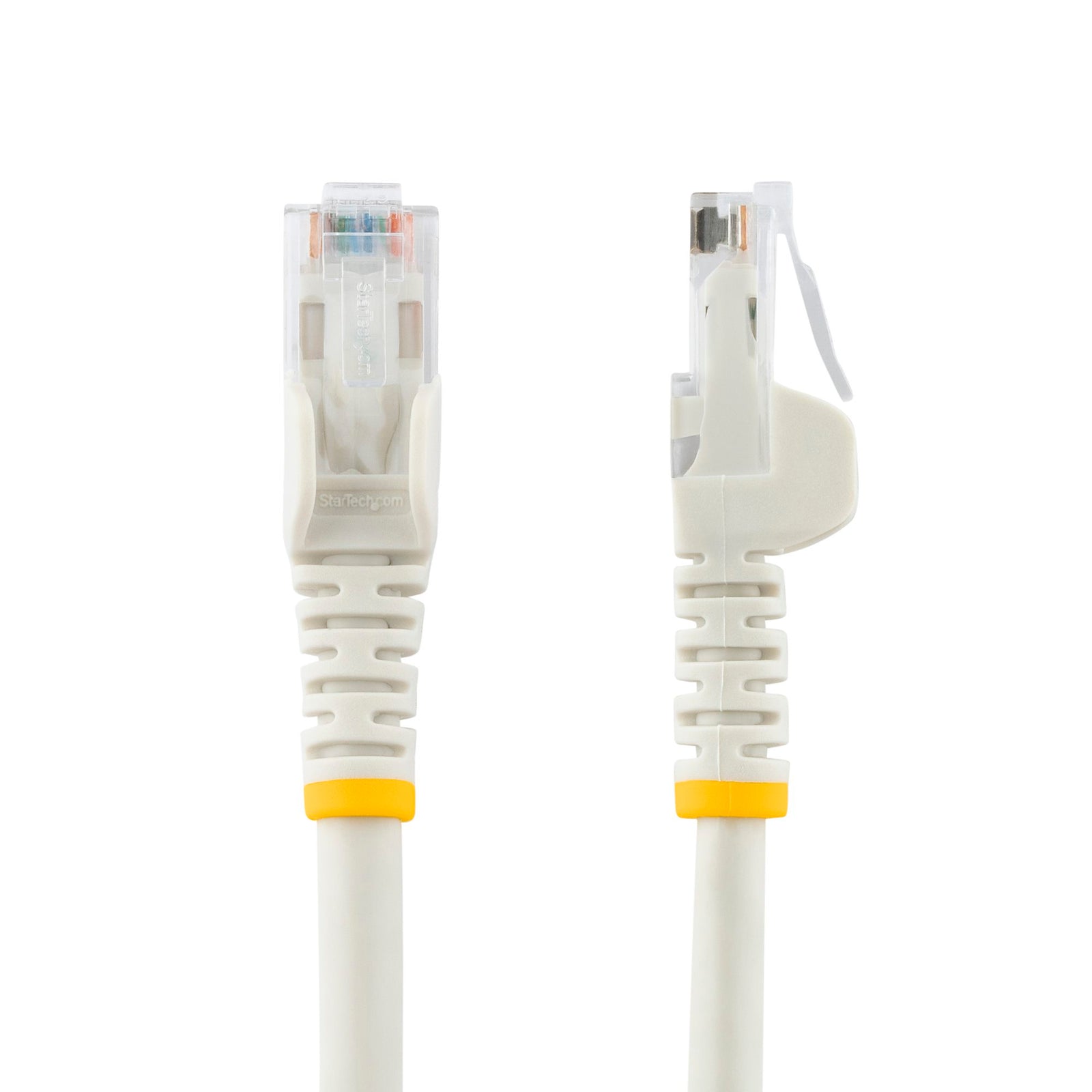 StarTech N6PATC2MWH 2m CAT6 Ethernet Cable - White CAT 6 Gigabit Ethernet Wire LAN / Ethernet Cable Startech