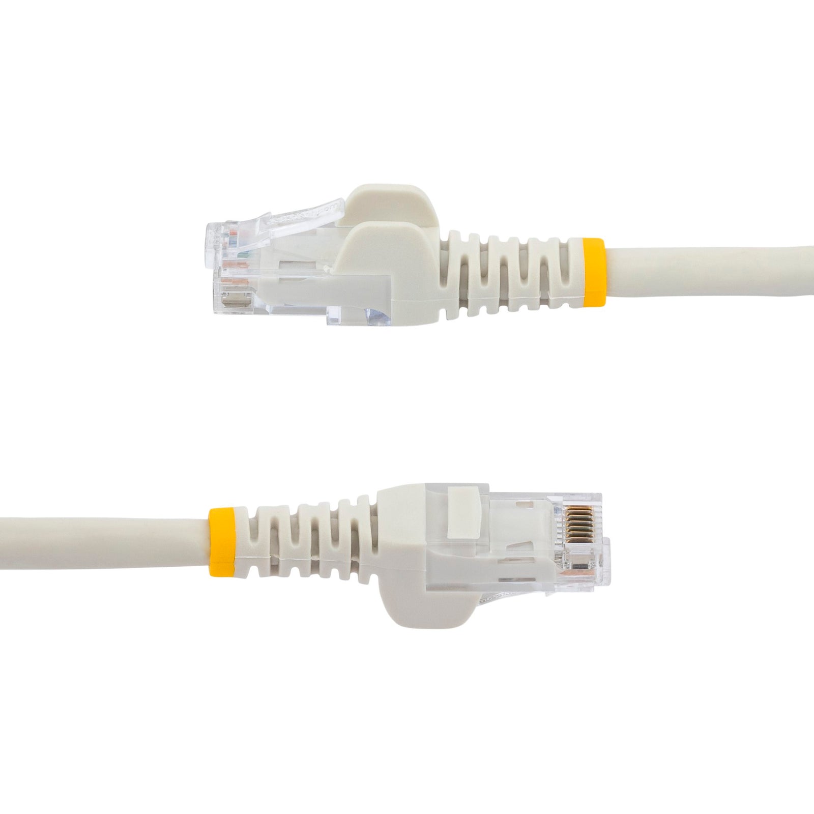 StarTech N6PATC2MWH 2m CAT6 Ethernet Cable - White CAT 6 Gigabit Ethernet Wire LAN / Ethernet Cable Startech