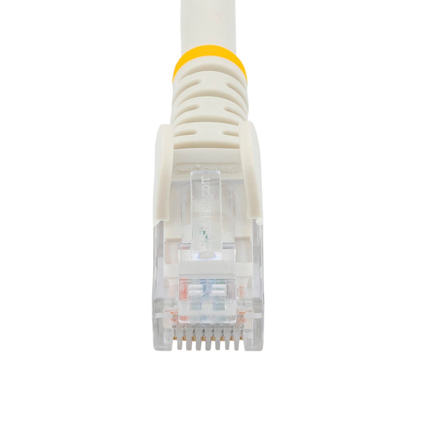 StarTech N6PATC2MWH 2m CAT6 Ethernet Cable - White CAT 6 Gigabit Ethernet Wire LAN / Ethernet Cable Startech