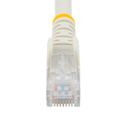 StarTech N6PATC2MWH 2m CAT6 Ethernet Cable - White CAT 6 Gigabit Ethernet Wire LAN / Ethernet Cable Startech
