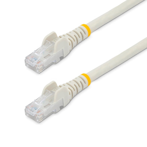 StarTech N6PATC2MWH 2m CAT6 Ethernet Cable - White CAT 6 Gigabit Ethernet Wire