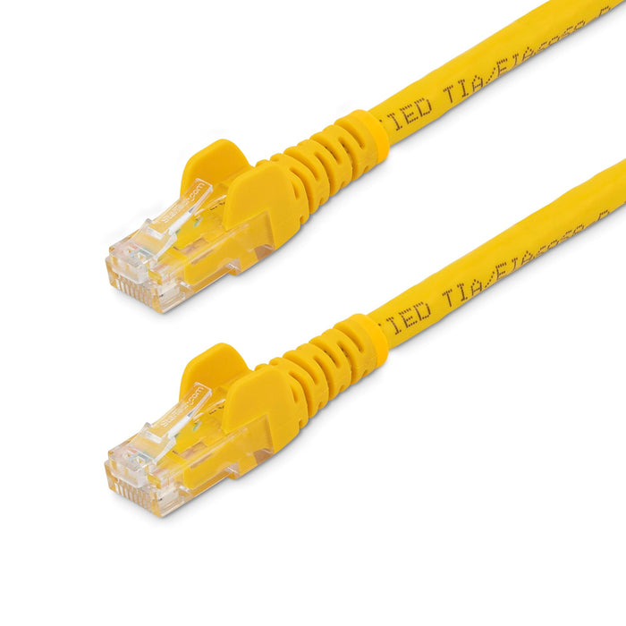 StarTech N6PATC1MYL 1m CAT6 Ethernet Cable - Yellow CAT 6 Gigabit Ethernet Wire
