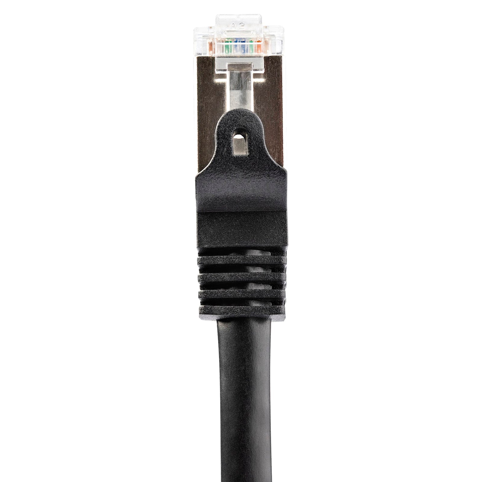 StarTech N6SPAT1MBK Cat6 Patch Cable - Shielded (SFTP) - 1 m, Black LAN / Ethernet Cable Startech
