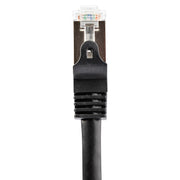 StarTech N6SPAT1MBK Cat6 Patch Cable - Shielded (SFTP) - 1 m, Black LAN / Ethernet Cable Startech
