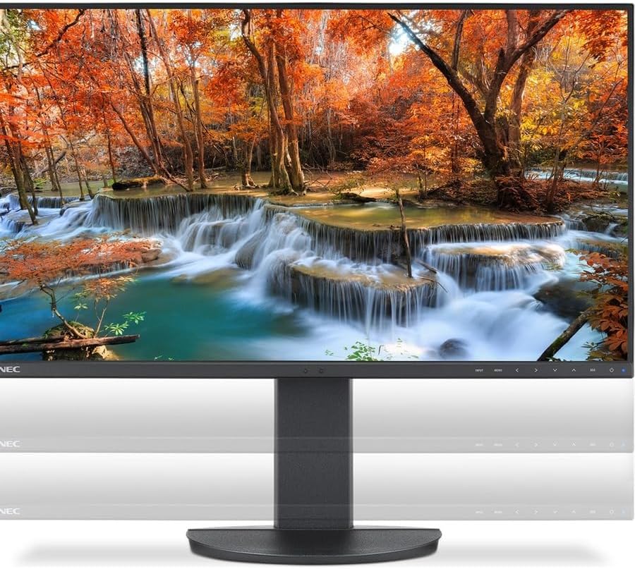 NEC MultiSync® 27" Full HD Business-Class Widescreen Desktop Monitor | EA272F BK Desktop Monitor NEC