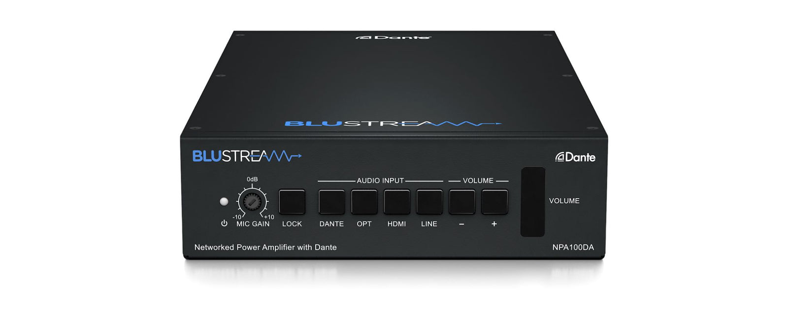 BluStream Networked Power Amplifier with Dante | NPA100DA AV Extender BluStream