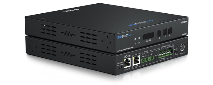 BluStream Networked Power Amplifier with Dante | NPA70DA Audio Amplifier BluStream