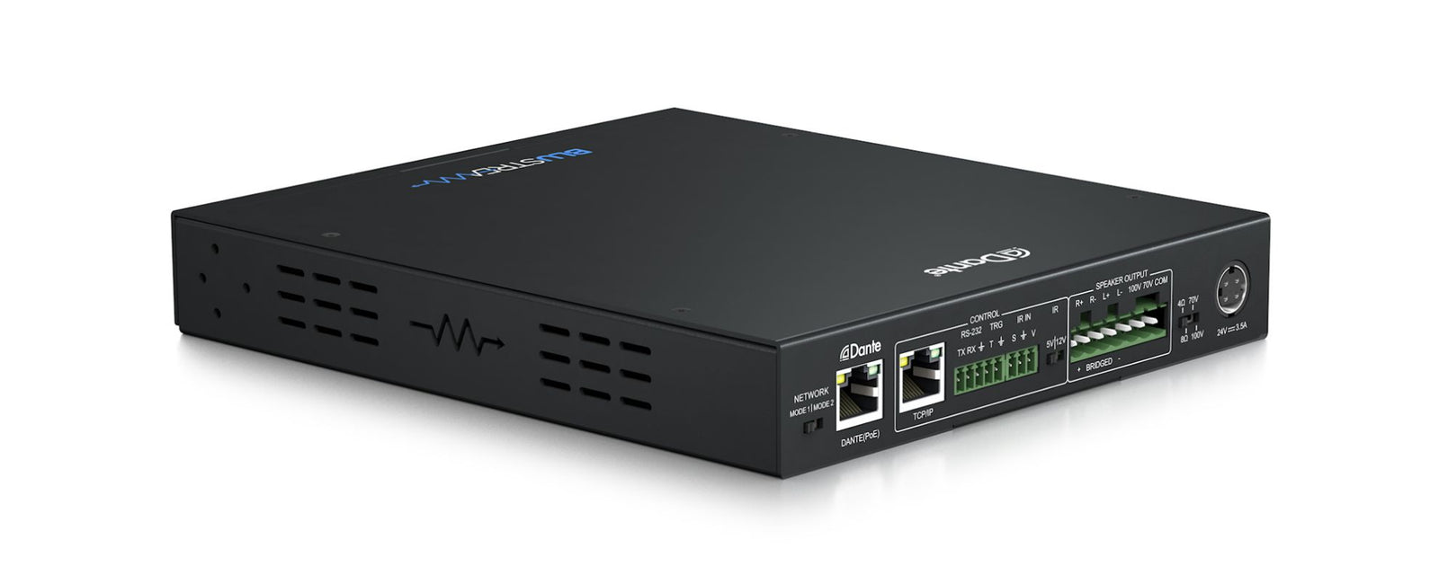 BluStream Networked Power Amplifier with Dante | NPA70DA Audio Amplifier BluStream