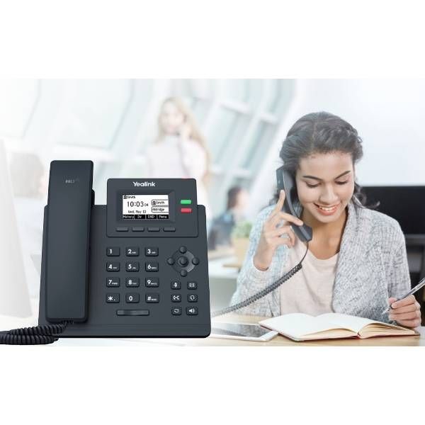 Yealink T31P IP Phone - Ideal For Businesses And Professionals Audio Conferencing System Yealink