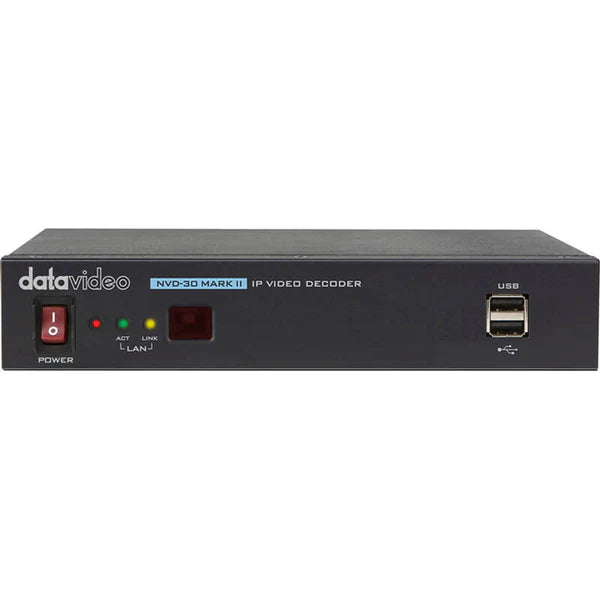 Datavideo NVD-30 Mark II HDMI IP Video Decoder | DATANVD30MKII Decoder DataVideo