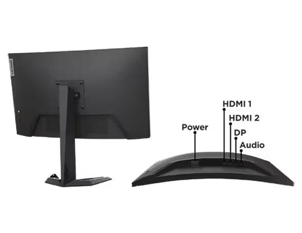 Lenovo 66F3GAC2UK/G27c-30 27" 165Hz 1Ms Full HD Curved Gaming Monitor Gaming Monitor Lenovo