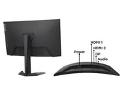 Lenovo 66F3GAC2UK/G27c-30 27" 165Hz 1Ms Full HD Curved Gaming Monitor Gaming Monitor Lenovo