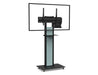 Axeos OBOX Single Screen Stand On Castors For 40" to 60" Screen Floor Stand Axeos