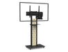 Axeos OBOX Single Screen Stand On Castors For 40" to 60" Screen Floor Stand Axeos